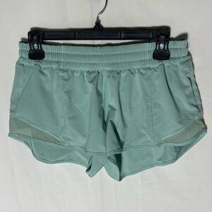 Lululemon Athletica Sage Green Hotty Hot Shorts 8